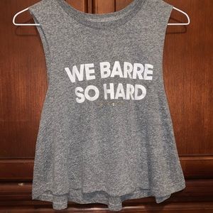 Pure Barre Spiritual Gangster Cropped Tank Top